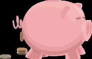 piggy bank, coins, financial
